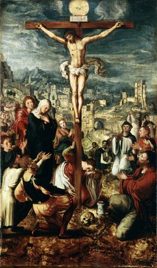 'Calvary', 16th century.  Artist: Master of Brunswick