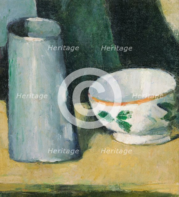 Bowl and Milk-Jug. Artist: Cézanne, Paul (1839-1906)