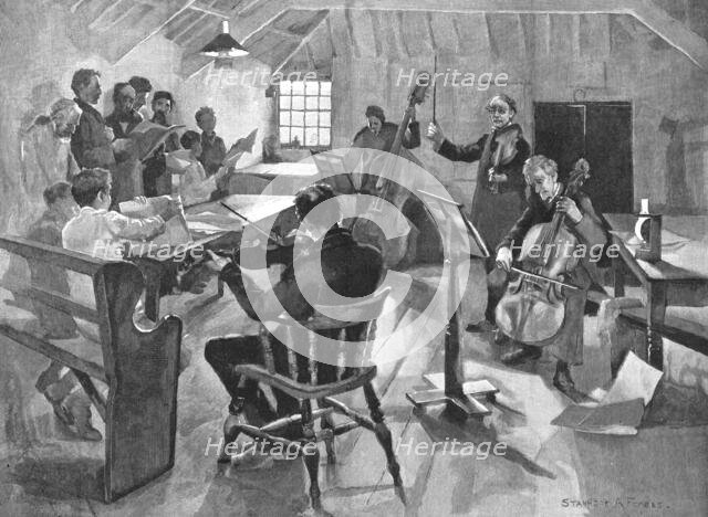 ''A Village Philharmonic Rehearsal', 1888. Creator: Stanhope A Forbes.