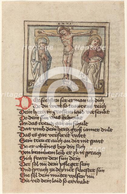 The Crucifixion, 1470s. Creator: Unknown.