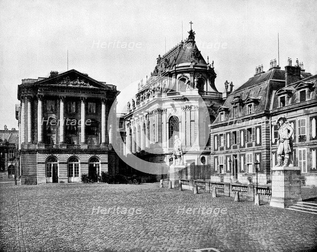 Palace of Versailles, France, 1893.Artist: John L Stoddard