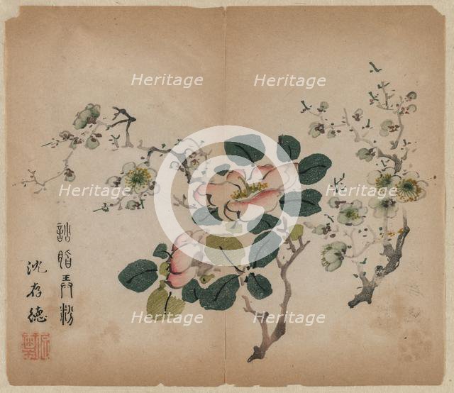 Flowering Prunus, 1368-1644. Creator: Unknown.