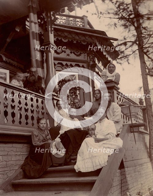 At the dacha of Yuri Matveeva, 1897. Creator: Unknown.