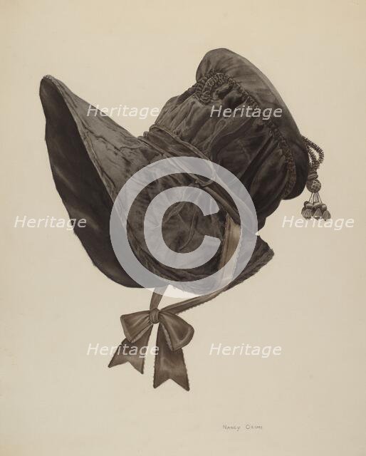 Bonnet, 1935/1942. Creator: Nancy Crimi.