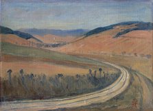 Study of Spis Landscape, 1930-1939. Creator: Jozef Hanula.