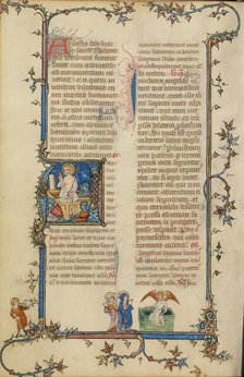 Initial A: The Resurrection; Breviary, about 1320-1325. Creator: Unknown.