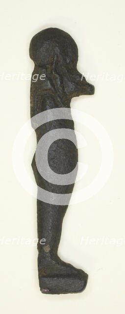 Amulet of a Jackal-Headed God, Egypt, Late Period, Dynasty 25-30 (780-343 BCE). Creator: Unknown.