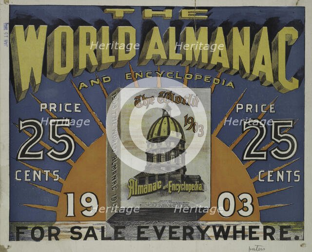 The world almanac, c1895 - 1911. Creator: Unknown.