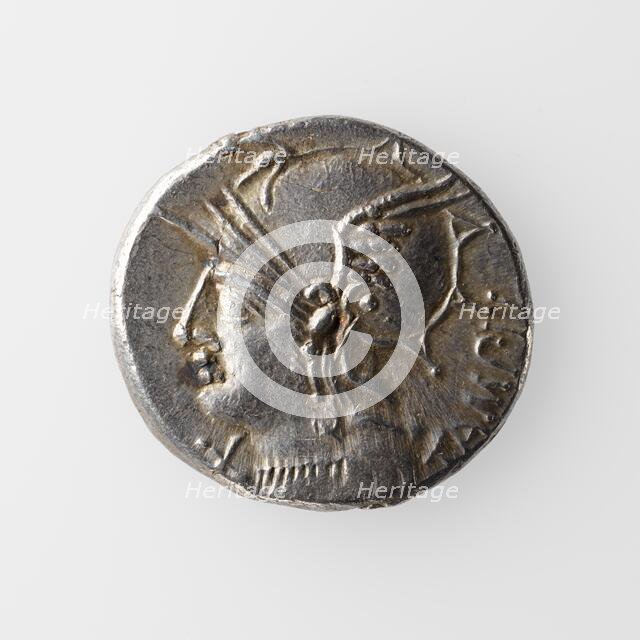 Denarius of M. Baebius Tampilus, about 137 B.C. Creator: Unknown.