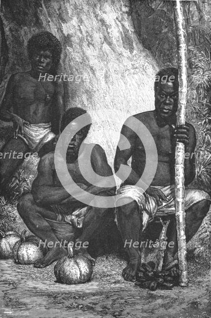 'New Caledonian Fruit-sellers; Some Account of New Caledonia', 1875. Creator: Unknown.