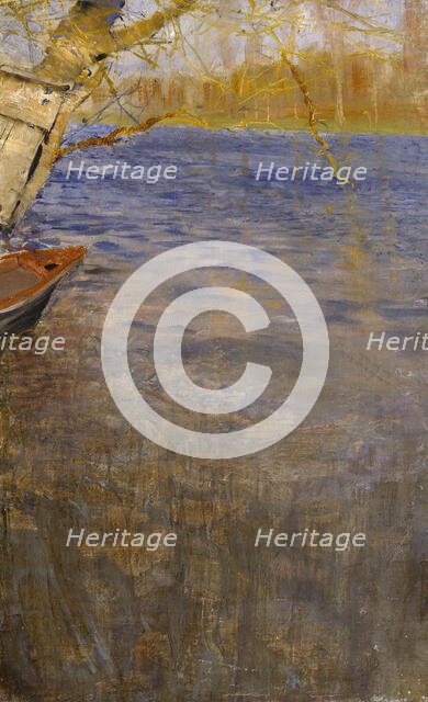 By the Sea. A Spring Day, c1900s. Creator: Bruno Liljefors.