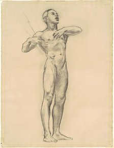Study of Orpheus for "Classic and Romantic Art", c. 1921. Creator: John Singer Sargent.