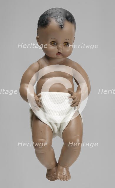 Baby doll used by Northside Center for Child Development, 1968. Creator: Effanbee Doll Company.