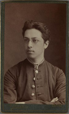 Wassily Kandinsky at the age 19, c1885. Creator: Photo studio Viktor Dimo, Odessa  .