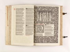 The Kelmscott Chaucer - The Works of Geoffrey Chaucer Now Newly Imprinted, 1896. Creator: Sir Edward Coley Burne-Jones.