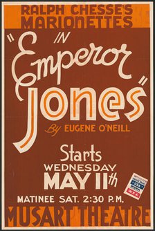 Emperor Jones, Los Angeles, 1938. Creator: Unknown.