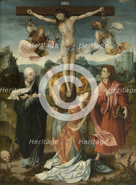 Calvary, 1520-1529. Creator: Master of the Von Groote Adoration.