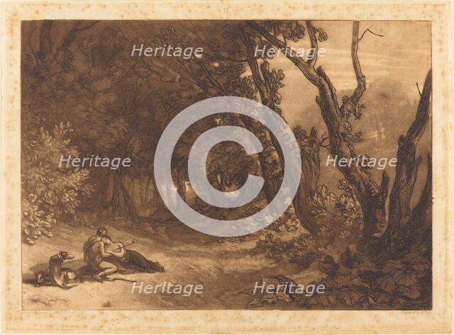 Procris and Cephalus, published 1812. Creator: JMW Turner.