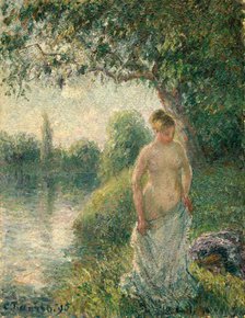 The Bather, 1895. Creator: Camille Pissarro.