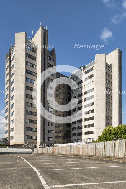 Tower blocks, Coventry Point, Market Way, Coventry, West Midlands, 2014. Artist: Steven Baker.