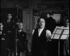 Beniamino Gigli Singing 'Largo' by Handel, 1930s. Creator: British Pathe Ltd.