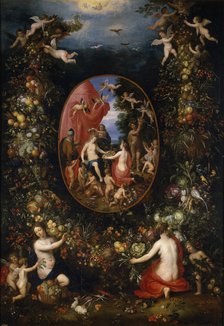 Cybele and Seasons, before 1618. Artist: Balen, Hendrik I, van (1575-1632)