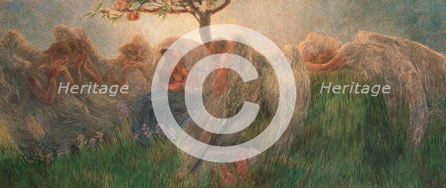 Maternità (Motherhood), 1890-1891. Creator: Previati, Gaetano (1852-1920).