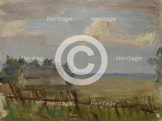 Northern Studies (The White Night-Clouds), 1910. Creator: Jan Ciaglinski.