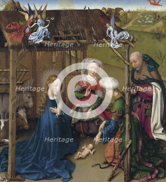 The Nativity. Artist: Daret, Jacques (ca 1404-ca 1470)
