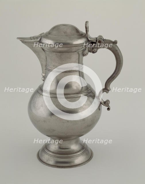 Flagon, 1765/80. Creator: William Will.