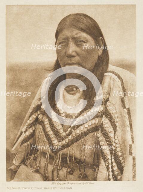 Itsipstsinikyi ('Kills-Inside')-Piegan, 1926. Creator: Edward Sheriff Curtis.