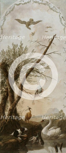 Panneau décoratif à sujets d'animaux, between 1765 and 1767. Creator: Jean-Baptiste Pillement.