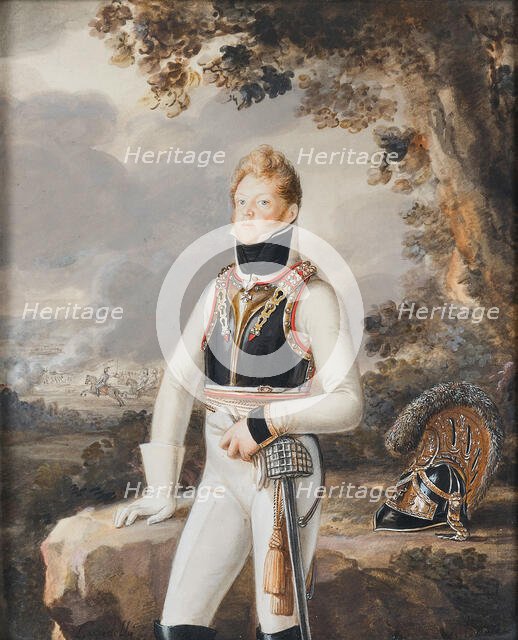 Portrait of Prince Moritz of Liechtenstein (1775-1819), c 1801. Creator: Lacedelli, Giuseppe (1774-1832).
