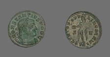 Coin Portraying Emperor Constantius I, 303-305. Creator: Unknown.