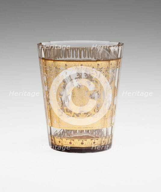 Beaker, Bohemia, c. 1730. Creator: Bohemia Glass.