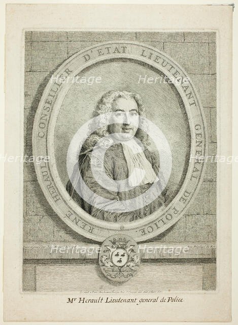 René Hérault, 1731. Creator: Jean-Etienne Liotard.