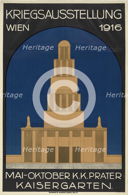 War exhibition Vienna 1916, 1916. Creator: Anonymous.