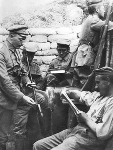 German soldiers, World War I, 1914-1918. Artist: Unknown