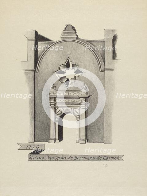 Mision San Carlos de Borromeo de Carmelo, 1935/1942. Creator: James Jones.