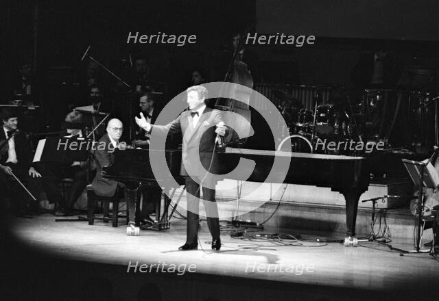 Tony Bennett and Ralph Sharon, Fairfield Halls, Croydon, Mar 1988.  Creator: Brian O'Connor.