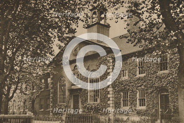 'Old Almshouses in the Kingsland Road Turned Into a Furniture Museum', c1935. Creator: Unknown.