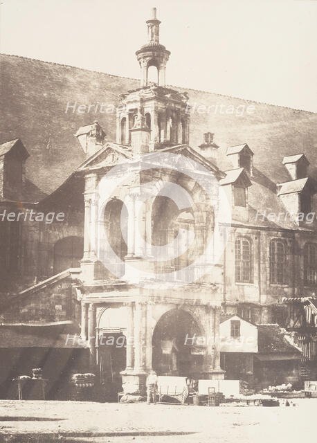 Escalier de la Basse Vieille Cour, Rouen, 1852-54. Creator: Edmond Bacot.