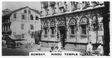 Hindu Temple, Bombay, India, c1925. Artist: Unknown