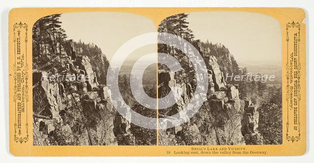 Looking East, Down the Valley from the Doorway, 1870/1908. Creator: Henry Hamilton Bennett.