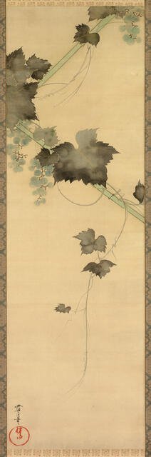 Grapevines, 19th century. Creator: Sakai Oho.