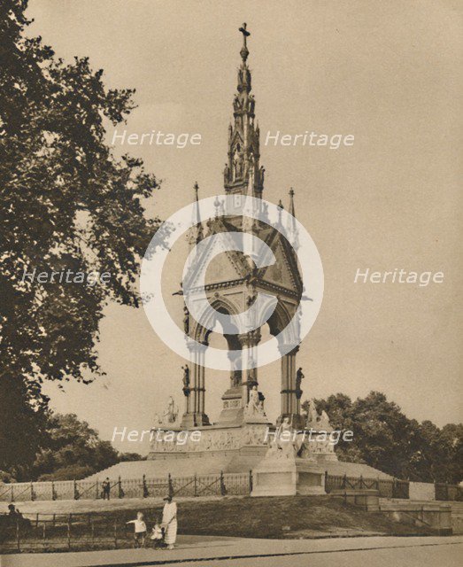 'The Albert Memorial Challenges Climate and Criticism', c1935. Creator: Unknown.