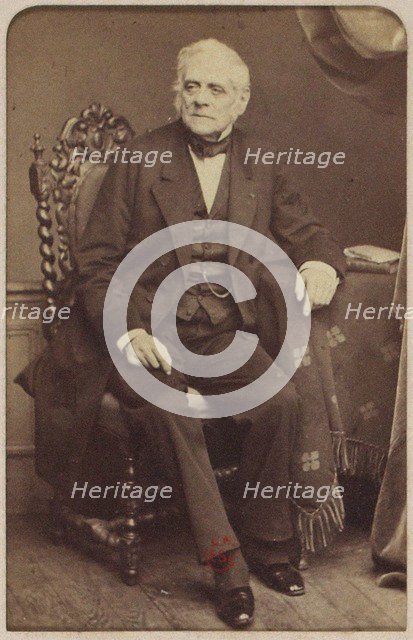 Portrait of the composer Daniel-François-Esprit Auber (1782-1871).