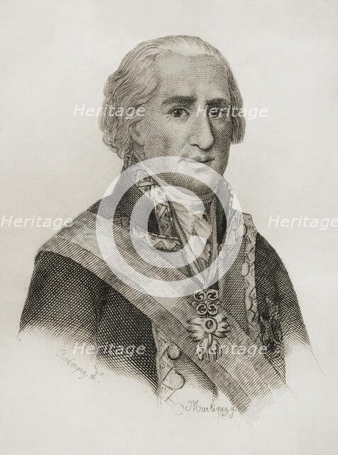 Pedro de Alcántara Téllez Girón y Pacheco (1755-1807), Spanish Lieutenant General, 1851. Creators: Martinez, Rodriguez.