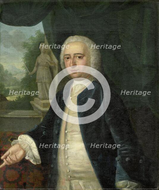 Portrait of Johan Willem Parker, Lord of Saamslag, Geersdijk, Wissekerke, Cats and Soelekerke, Burgo Creator: Jacob Jan Nachenius.