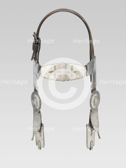 Horse Headstall, 1870s. Creator: Unknown.